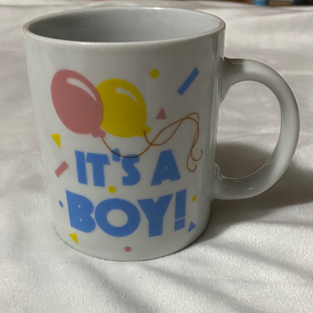 It's a Boy Celebration gender reveal or birth announcement coffee Mug